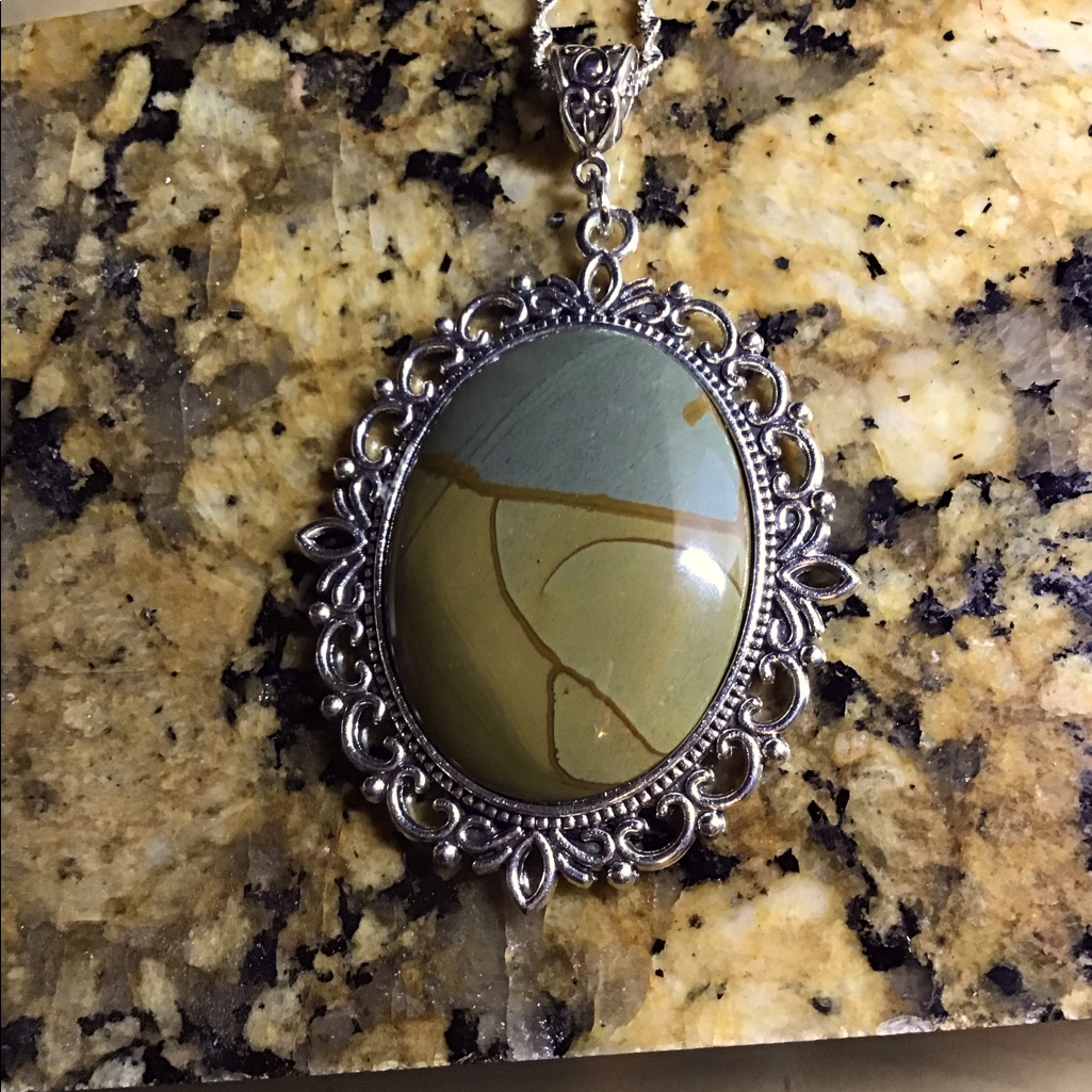 Picture Jasper Womans Necklace 35$